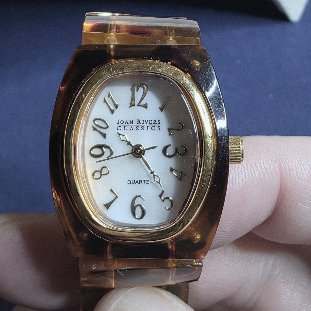 Joan Rivers Collection Tortoise Shell Watch - Picture 8 of 10